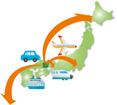 岡山県は交通のクロスポイント